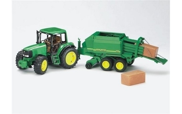 Bruder John Deere 6920 Tractor with John Deere big balepress