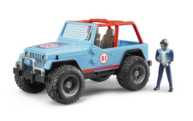 Bruder Jeep Cross Country Racer with Driver - Blue