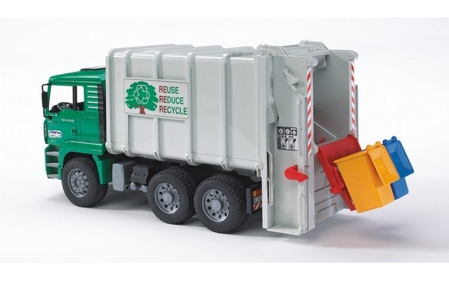 Bruder MAN TGA Rear Loading Garbage Truck