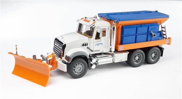 Bruder MACK Granite Winter Service Truck with Snow Plough