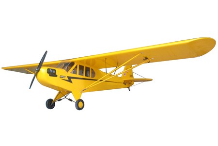 World Models PIPER J-3 CUB 1/3 Scale (Yellow) 80cc ARTF