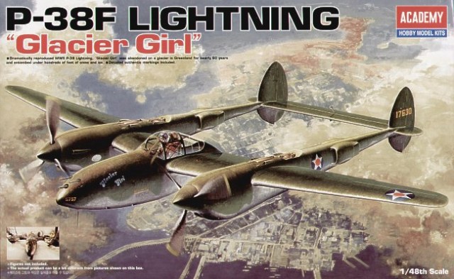 Academy 1/48 P-38F Glazier Girl