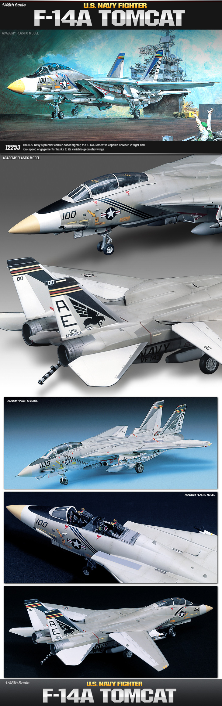 Academy 1/48 F-14A Tomca