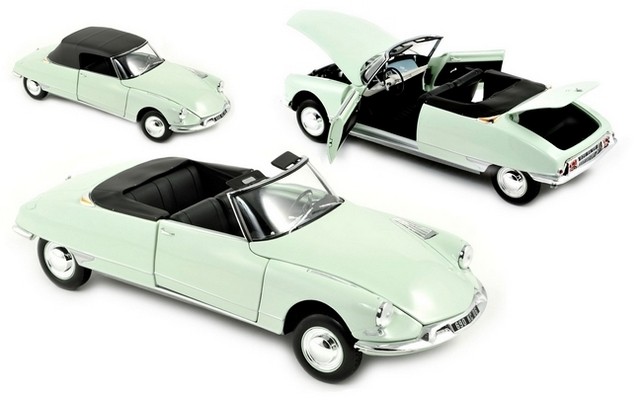 Norev 1/18 Citroen DS 19 Cabriolet 1961 - White