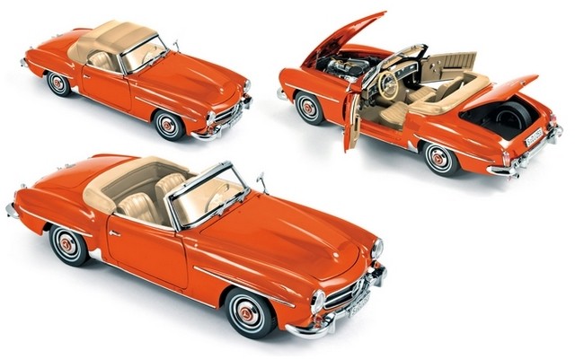 Norev 1/18 Mercedes-Benz 190 SL 1957 - Red