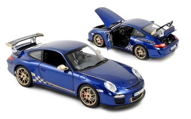 Norev 1/18 Porsche 911 GT3 RS 2010 - Metallic blue