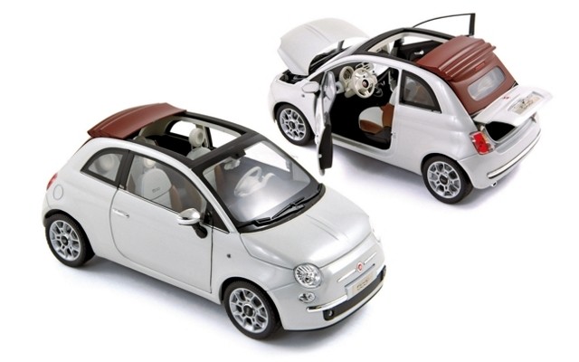 Norev 1/18 Fiat 500C 2009