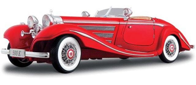 Maisto 1/18 Merc 500K Roadster 1936