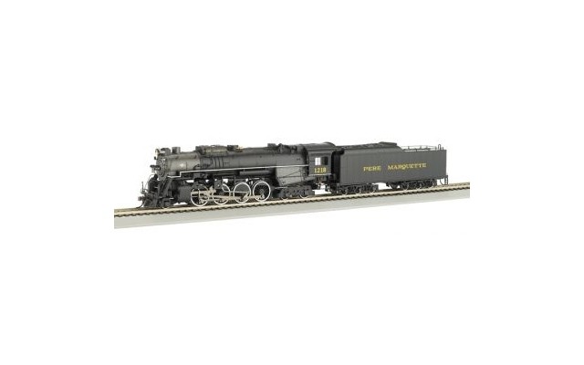 Bachmann HO 2-8-4 Berkshire Steam Locomotive - Pere Marquette 12