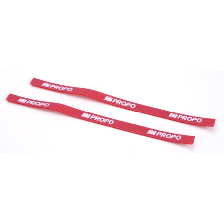 JR Propo Hook and loop strap (Red) S 200mm (2)