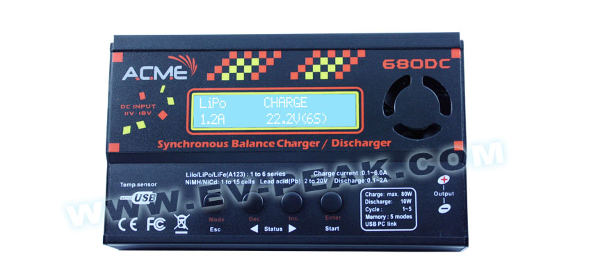 EV-Peak EV-680DC 80W DC Charger