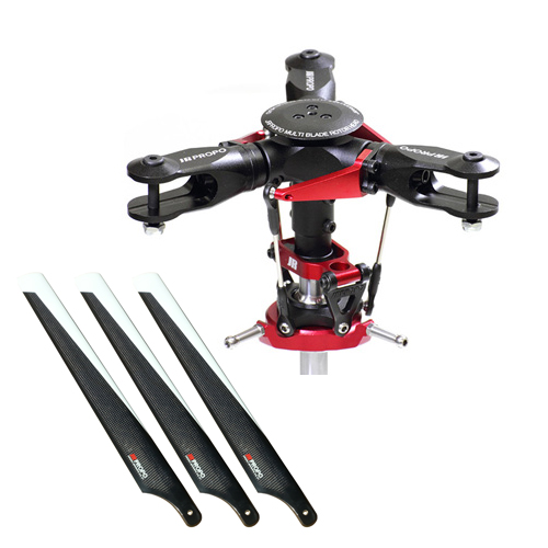 JR Propo Multi Blade Rotor Head MB-331w/Blades