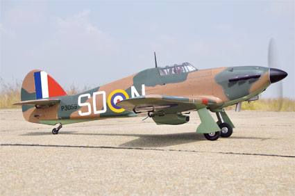 Blackhorse HAWKER HURRICANE 50 - 55cc ARTF