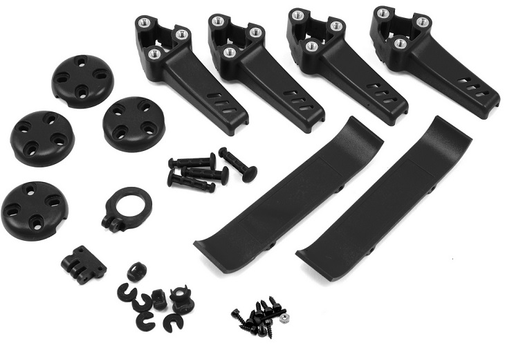 Blade Vortex Pro Plastic Kit Black