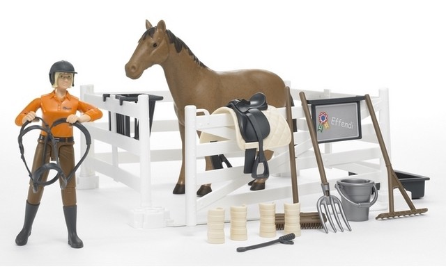 Bruder Horse Riding Figure Set (15 Pieces)