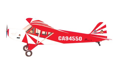 World Models CLIPPED WING CUB 1/3 Scale (Red) 80cc ARTF