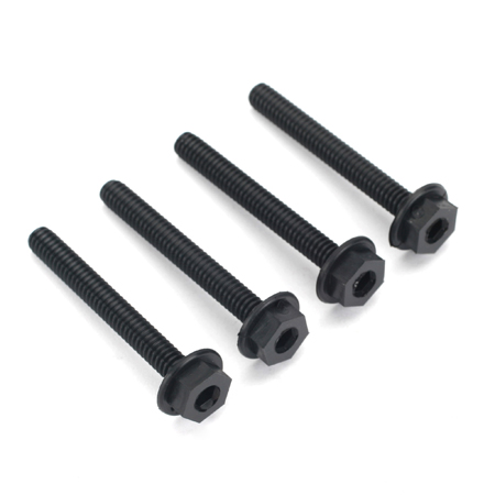 Du-Bro Wing Bolts,Nylon 1/4-20 x 2''