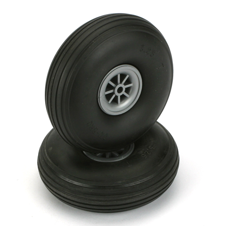 Du-Bro 3-1/4" Treaded Wheels