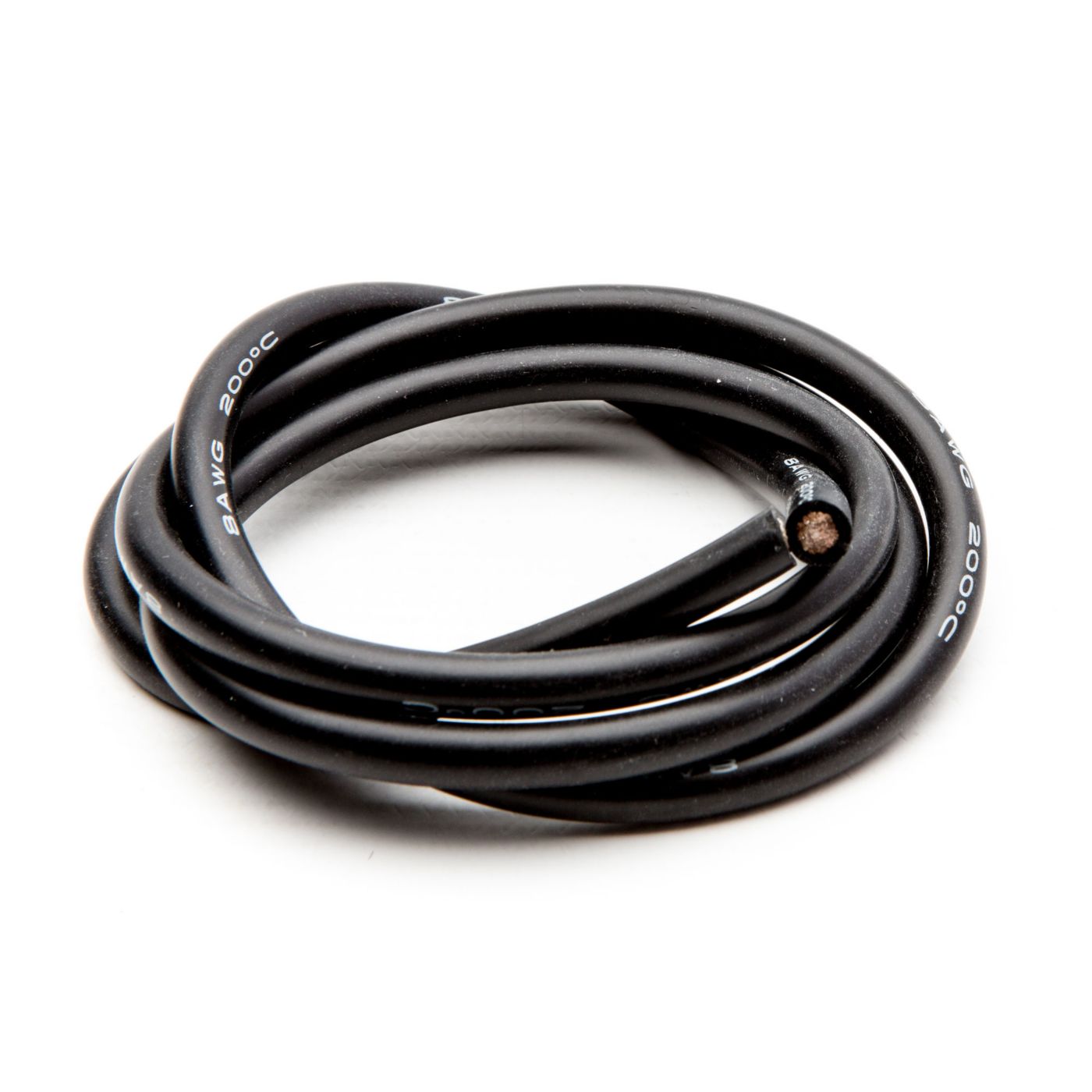 Dynamite 8 AWG Silicone Wire 3', Black