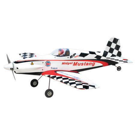 World Models Midget Mustang Mini EP (White)(Without Motor) ARTF