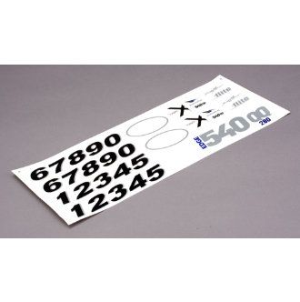 E-Flite Edge 540QQ Decal Set