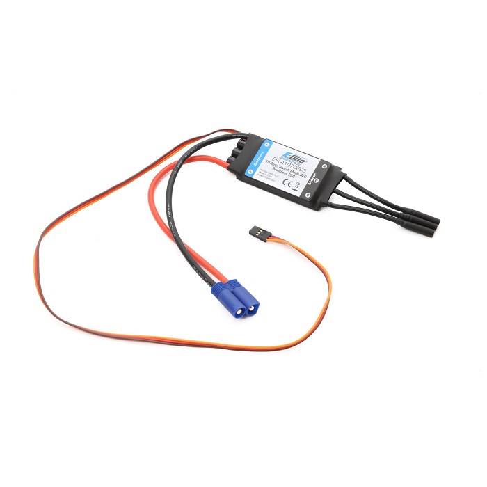 E-flite 70-Amp Switch Mode BEC Brushless ESC with EC5