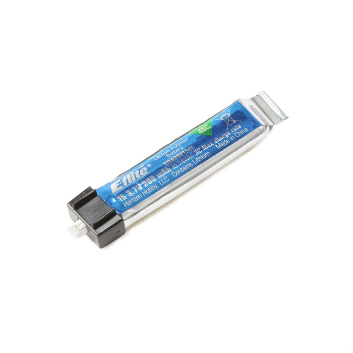 E-flite 200mAh 1S 3.7V 45C LiPo Battery