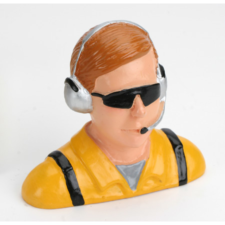 Hangar 9 1/4 Pilot, Civilian w/Headset and Mic,Sung