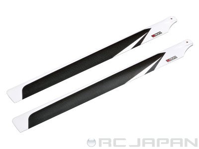 JR Propo Carbon Main Rotor Blades XB-710-FBL