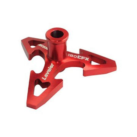 MicroHeli CNC Aluminum Swashplate Leveler, Red: 180 CFX