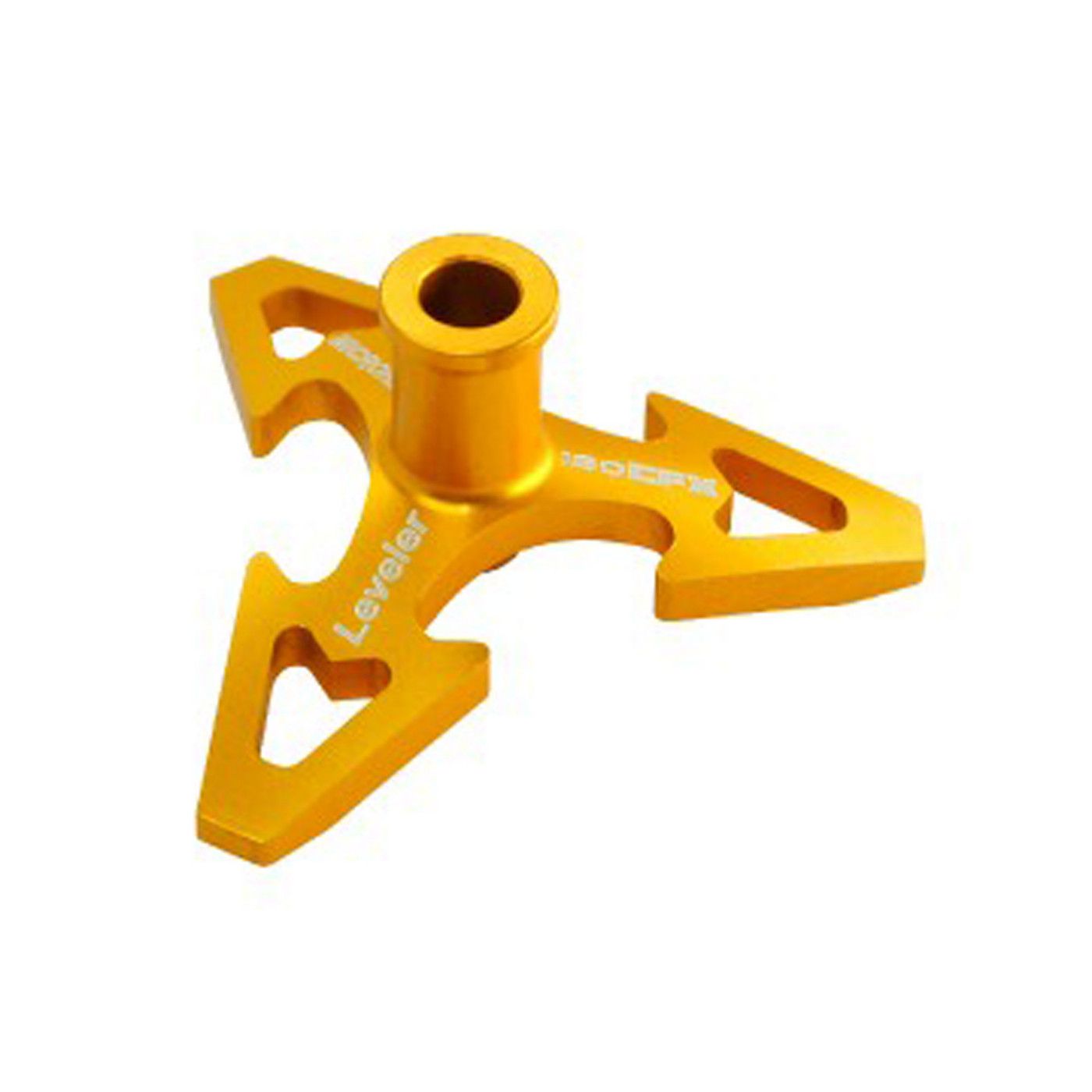 MicroHeli CNC Aluminum Swashplate Leveler, Gold: 180 CFX