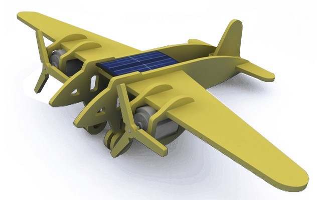 Robotime Solar Powered Bomber