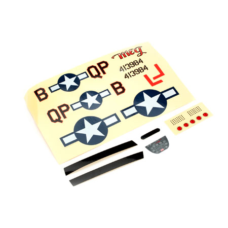 Parkzone Micro P-51 Decal Sheet