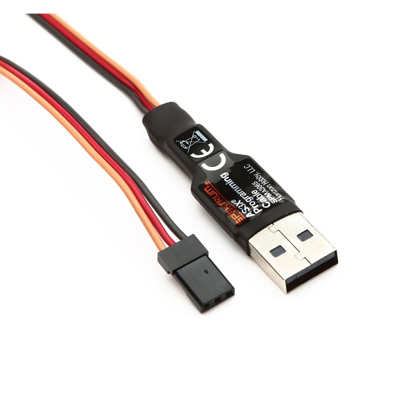 Spektrum AS3X Programming Cable - USB InterfaceIntegrated Case f