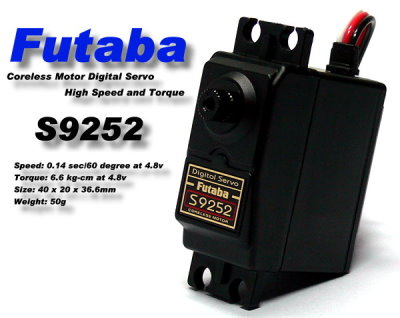 Futaba S9252 Digital 6.6Kg 0.14s Std