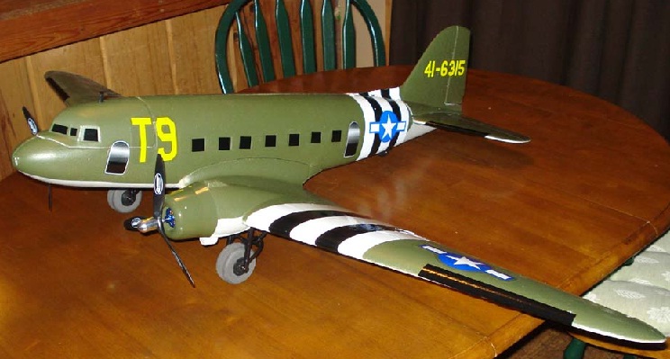 Dynam C-47 Skytrain 1470mm Green PNP